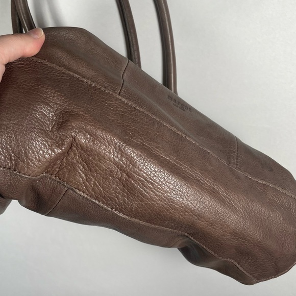 Margot Leather Purse Greyish Brown - Picture 7 of 8